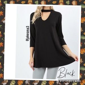 ᴄʜᴏᴋᴇʀ-sᴛʏʟᴇ ᴛᴜɴɪᴄ ɪɴ ʙʟᴀᴄᴋ